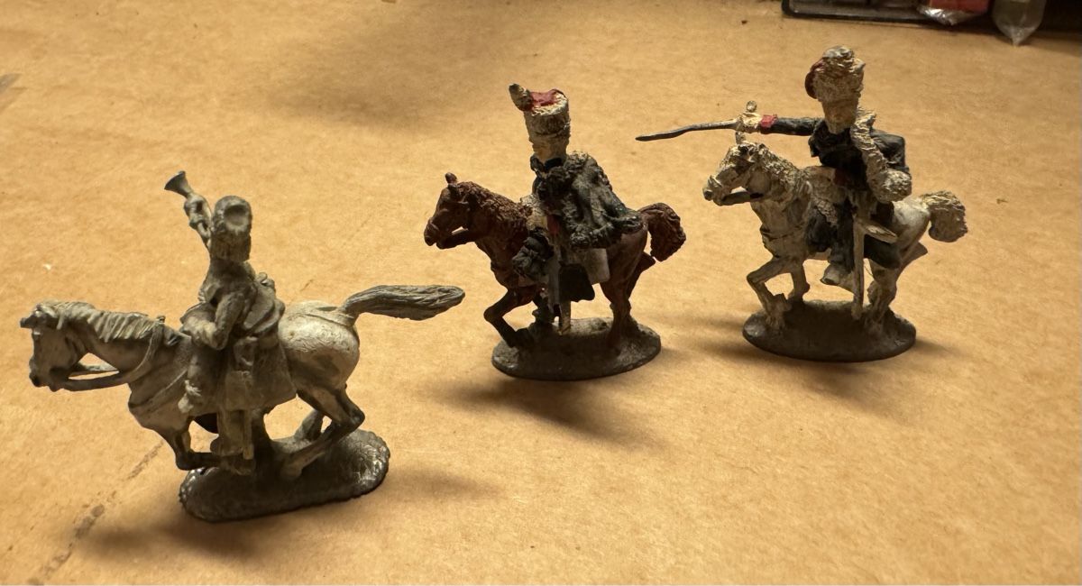 Figuren: 3 Zinnsoldaten - Napoleon – Gebraucht aus Wettswil von osoma99 1