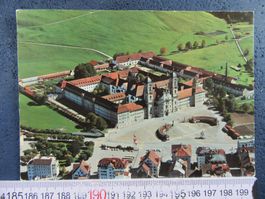 EINSIEDELN KLOSTER LUFTBILD SZ AK