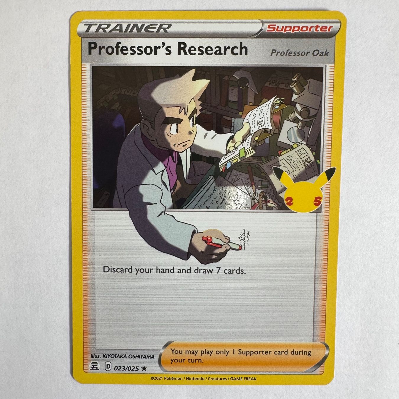 Pokémon Sammelbilder & Trading cards: Pokémon Professor's Research - 23 / 25 Celebrations - ENG – Neu (gemäss Beschreibung) aus Staad SG von miaCards