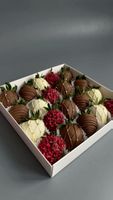 Schoggi Erdbeeren Box, verschiedene Sorten, Geschenk Idee!