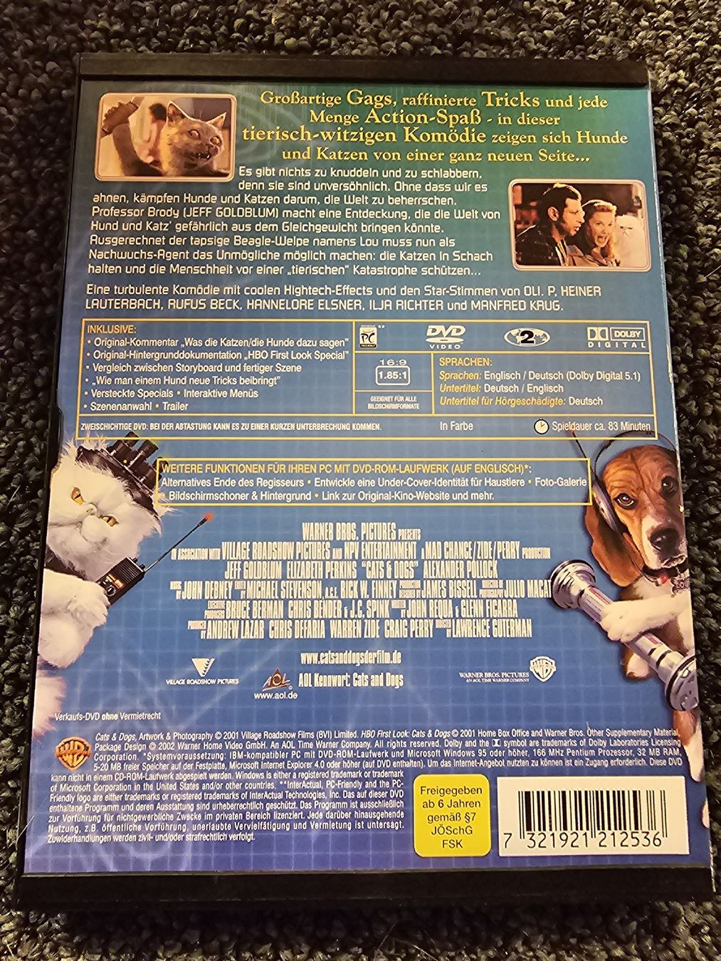 Tutti i DVDs: Cats & Dogs DVD (18458) – Usato da Ruswil venduto da jan_bxl5 1