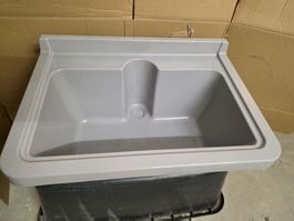 Waschbecken Spülbecken Lavabo Romay, grau