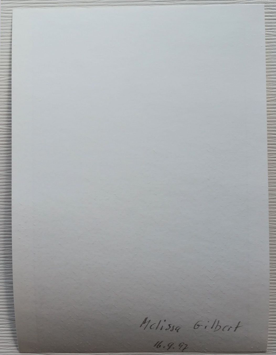 Autografi: Melissa Gilbert, signiertes Original-Autogramm, 1997 – Usato da Oberriet SG venduto da ganesh435 1