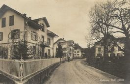 Brittnau AG Stählgasse mit Pöstler 1923 sehr gut erhalten