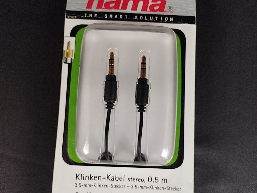 Hama Cavi: HAMA Klinken-Kabel – Nuovo e nell'imballaggio originale da Schübelbach venduto da Restwert_Schubelbach 4