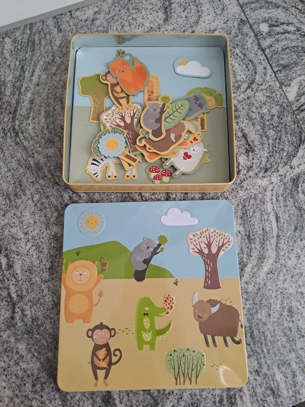 Jeux: Magnetspiel Tiere mit Blechdose  – D'occasion à Rickenbach LU par bishiida 1