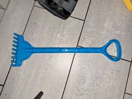 Rechen Harke für Sand Spielzeug blau NEU