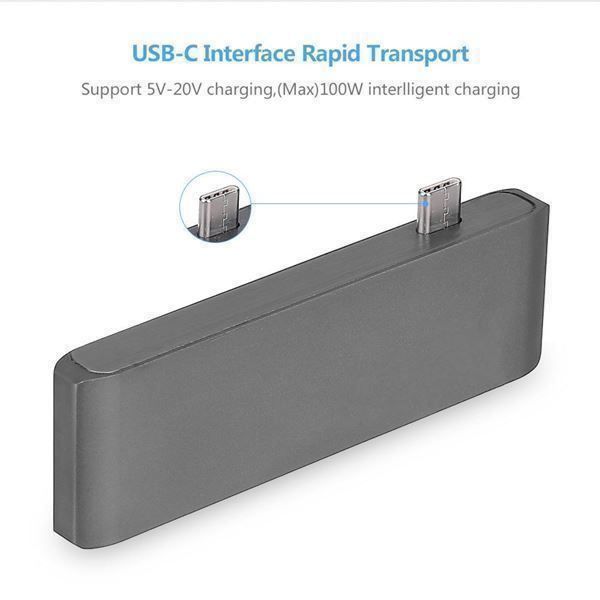 Hub & Switch: Macbook 5in1 USB C Hub 3.0 Type C Adaper – Nuovo (secondo la descrizione) da Kirchdorf AG venduto da Apost008 4
