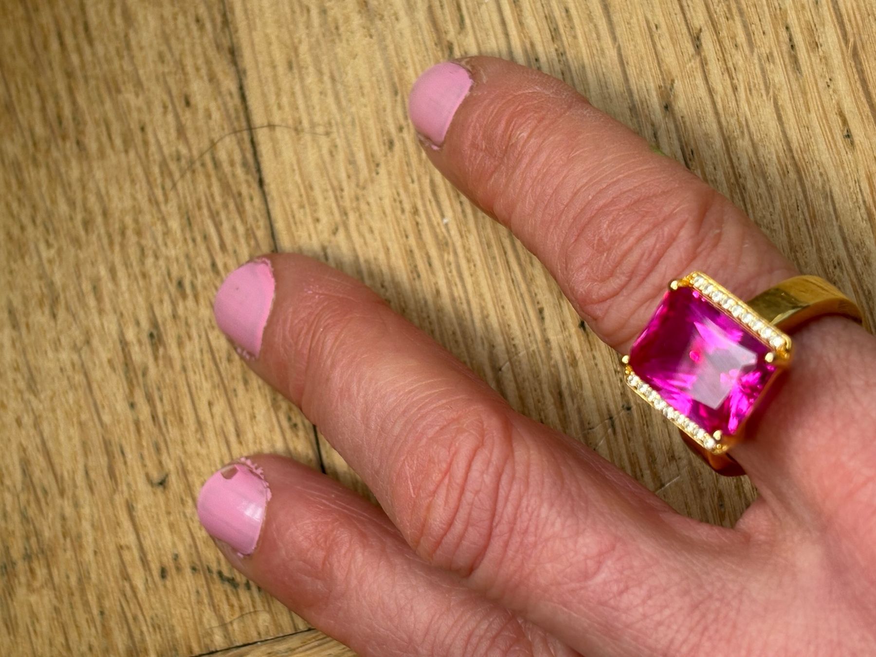 Anelli: Bague rose neuve de la marque Sif Jakob – Nuovo e nell'imballaggio originale da Peseux venduto da Huna12 2