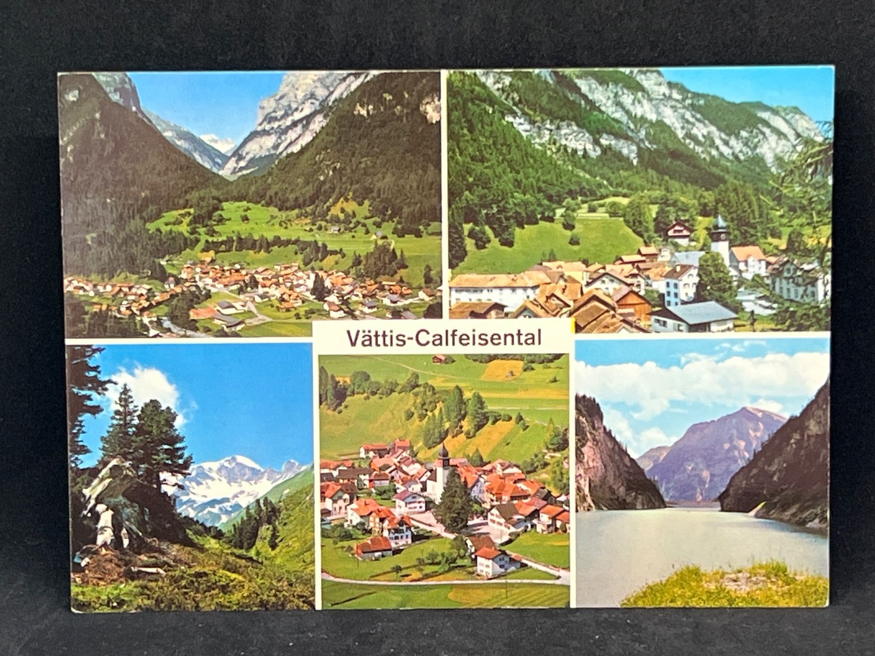 Ansichtskarten: Vättis-Calfeisental – Gebraucht aus Widnau von Brusi9