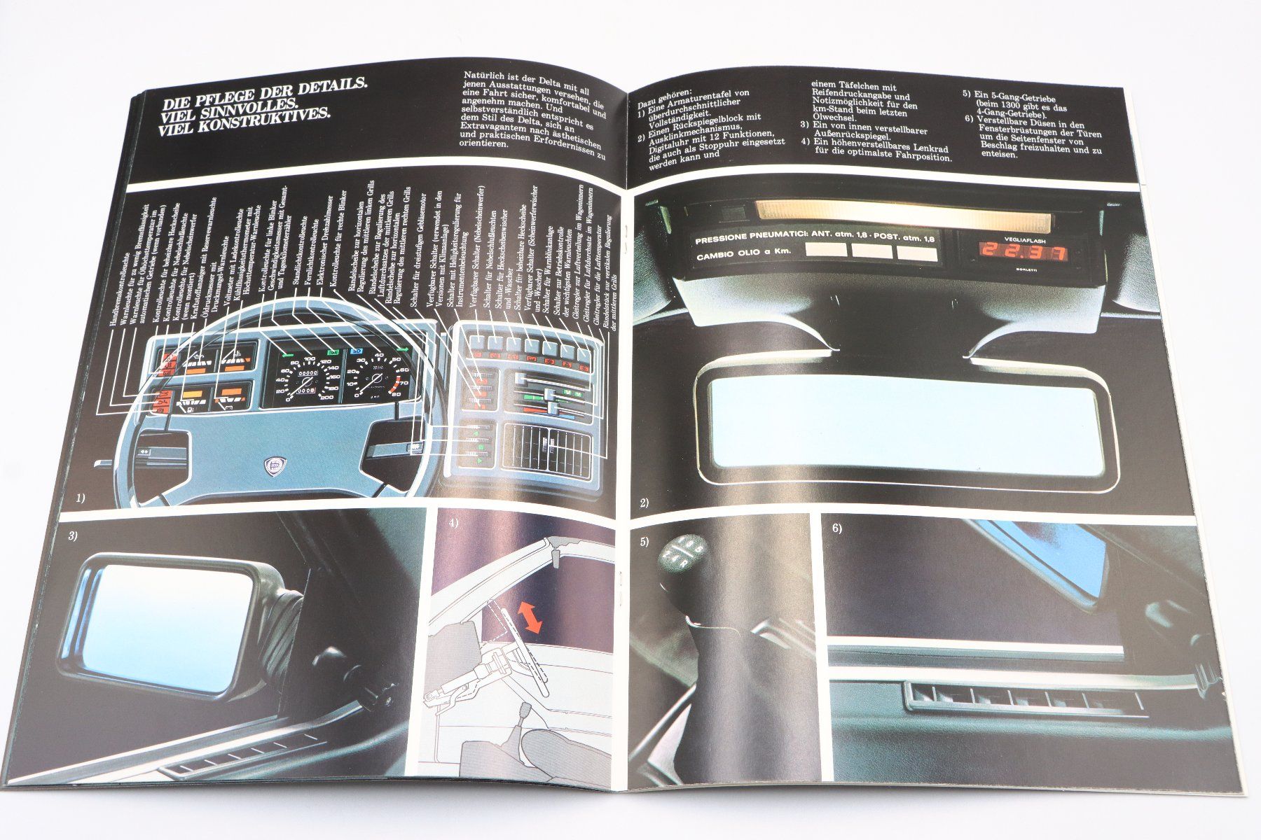 Lancia Documenti: Lancia Delta 1300 / 1500 1979 Prospekt – Usato da Bühl b.Aarberg venduto da Collectorpassions 6