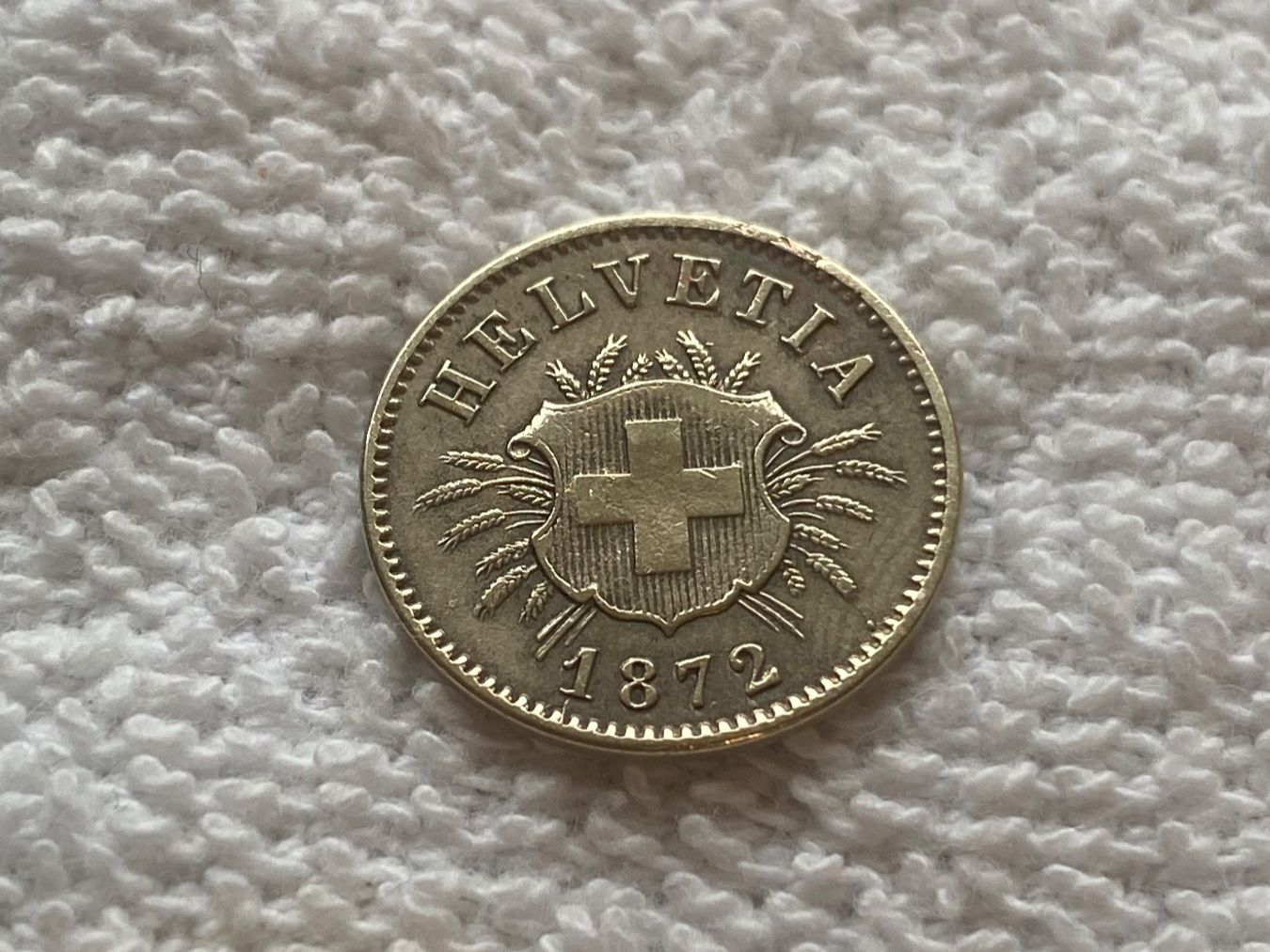 Tutti le monete: 5 centimes/rappen 1872 – Usato da Nyon venduto da Ilmi09