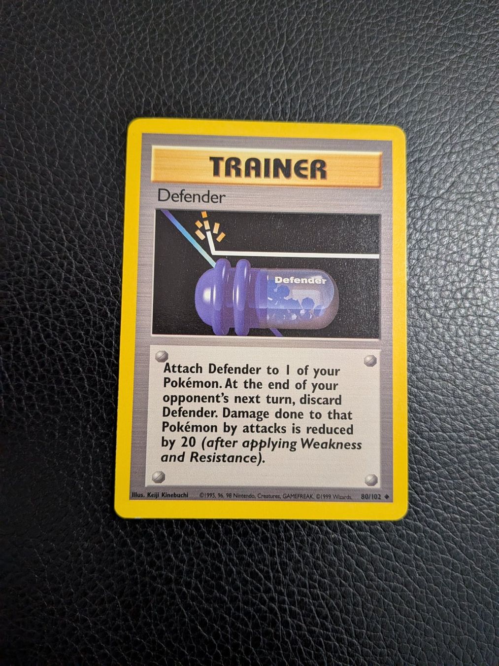 Pokémon Carte collezionabili: Base Set Defender 80/102 Ab 1 – Usato da Paradiso venduto da Pkmn10
