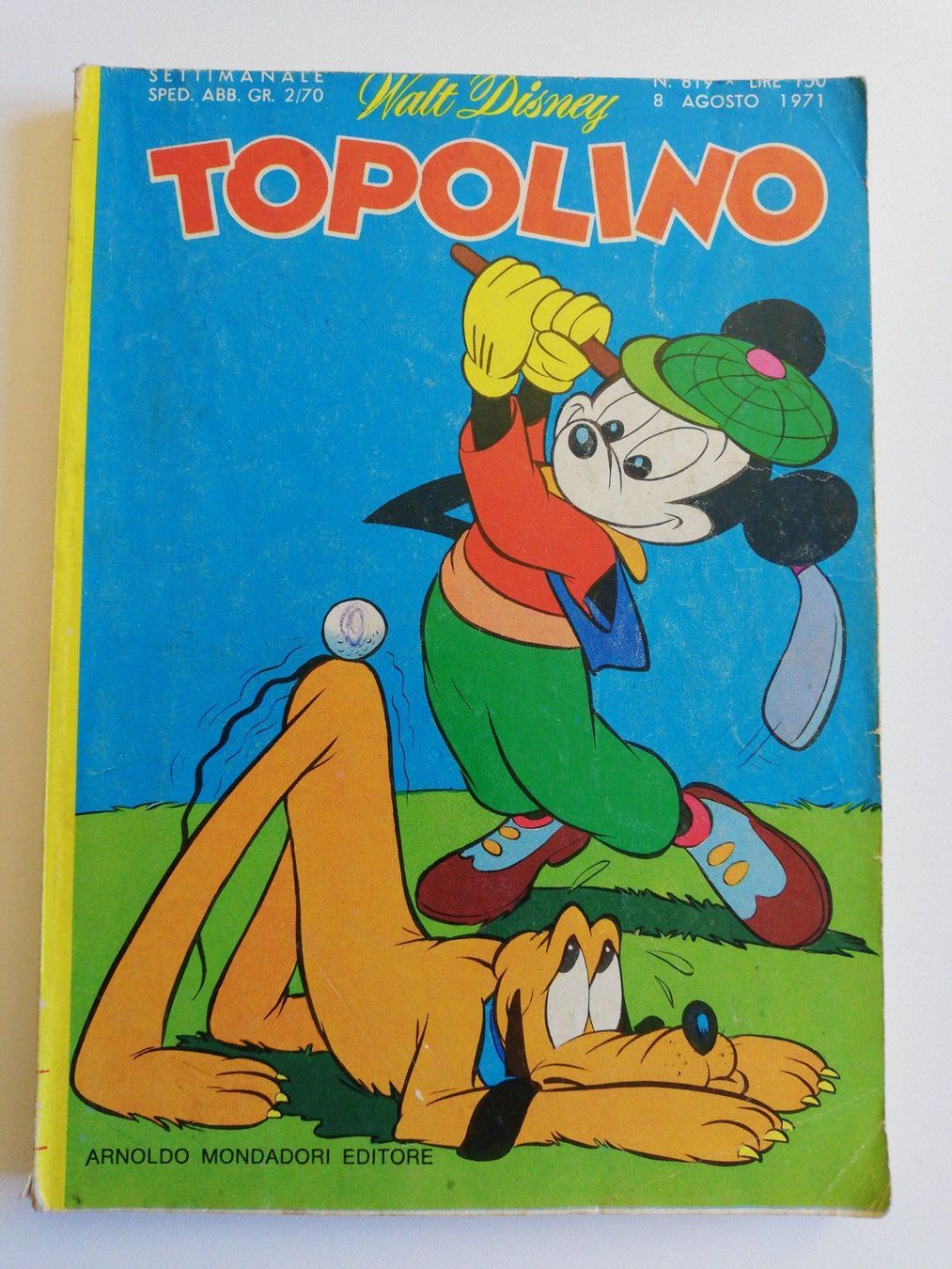 Fumetti: Topolino No. 819 vom 8. August 1971 – Usato da zumikon venduto da lotegrandote
