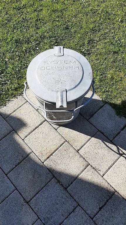 Altro per la casa: Ochsner Kübel, Blechkübel, – Usato da Ricken SG venduto da Bobo66