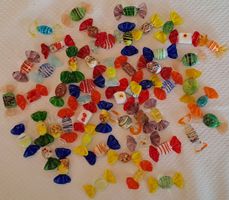 50 Stk. Muranoglas-Bonbons aus riesiger Sammlung