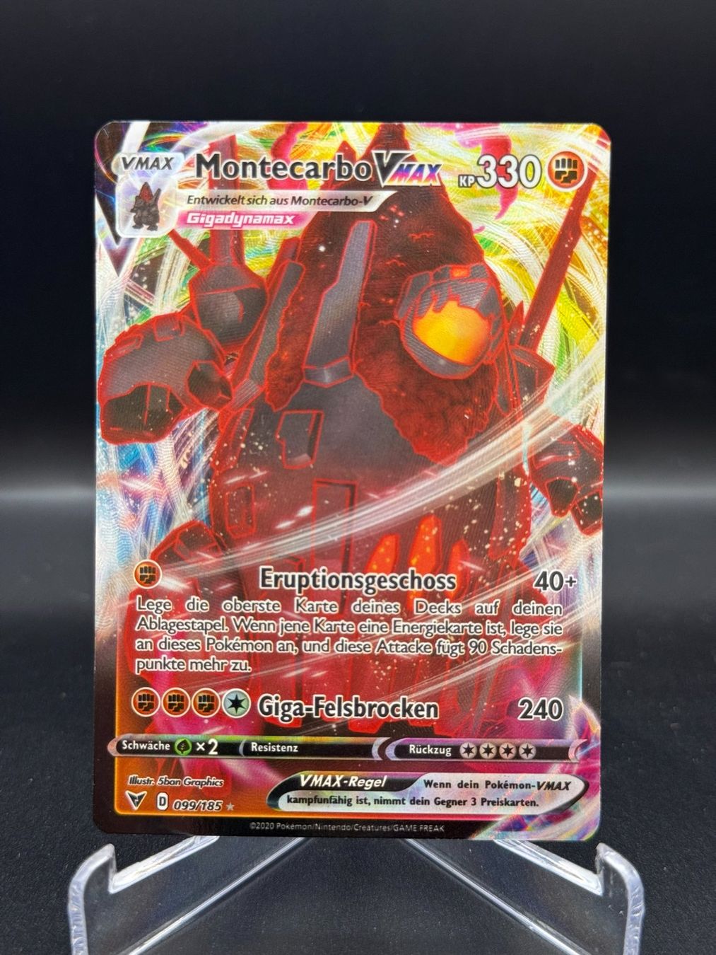 Pokémon Carte collezionabili: Montecarbo VMAX (VIV 99) – Usato da Birmensdorf ZH venduto da SnorlaxMail