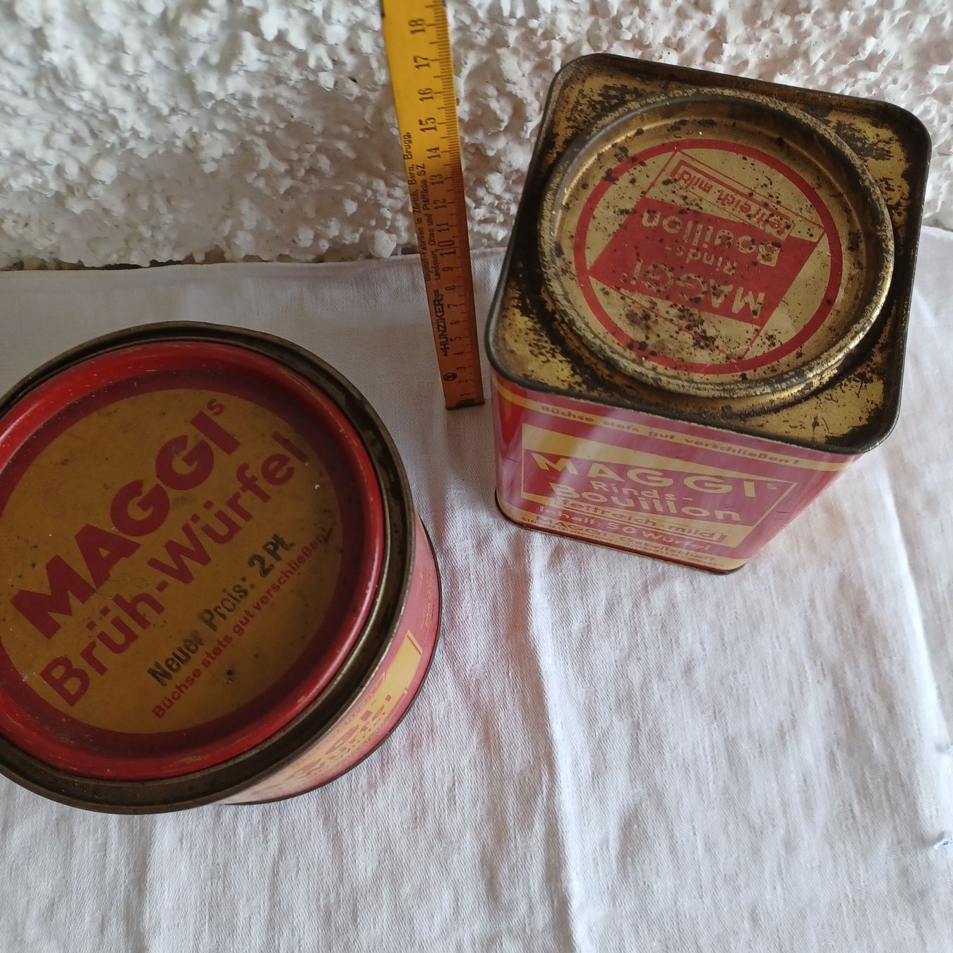 Barattoli: 2 alte grössere Maggi Dosen – Usato da Abtwil SG venduto da luupsy 1