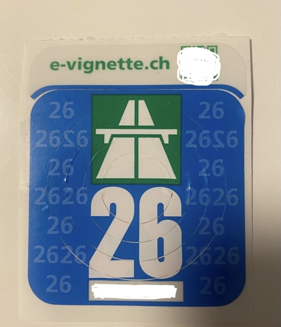Vignettes Autoroutières: Neue Autobahn- Vignette 2026  – Neuf avec emballage d'origine à Wetzikon ZH par Evogv