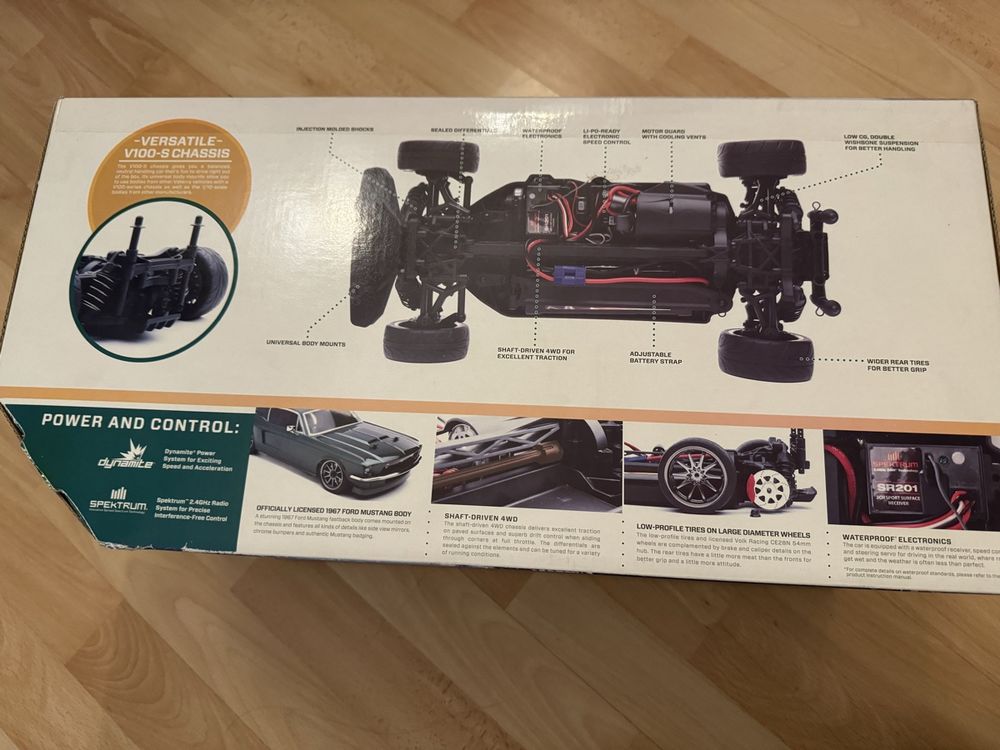 Vaterra 1:10 1967 Ford Mustang Scale RTR (Neu (gemäss