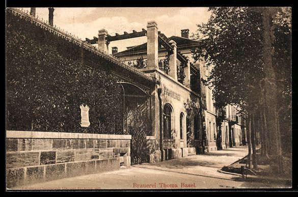 Cartoline postali: AK Basel, Brauerei Thoma – Usato da Berlin venduto da bartko-reher