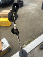 Vintage Stehleuchte, Metall, verstellbar, 2-flammig