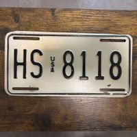 🇺🇸 U.S. Autoschild - HS 8118 (US Forces Deutschland)