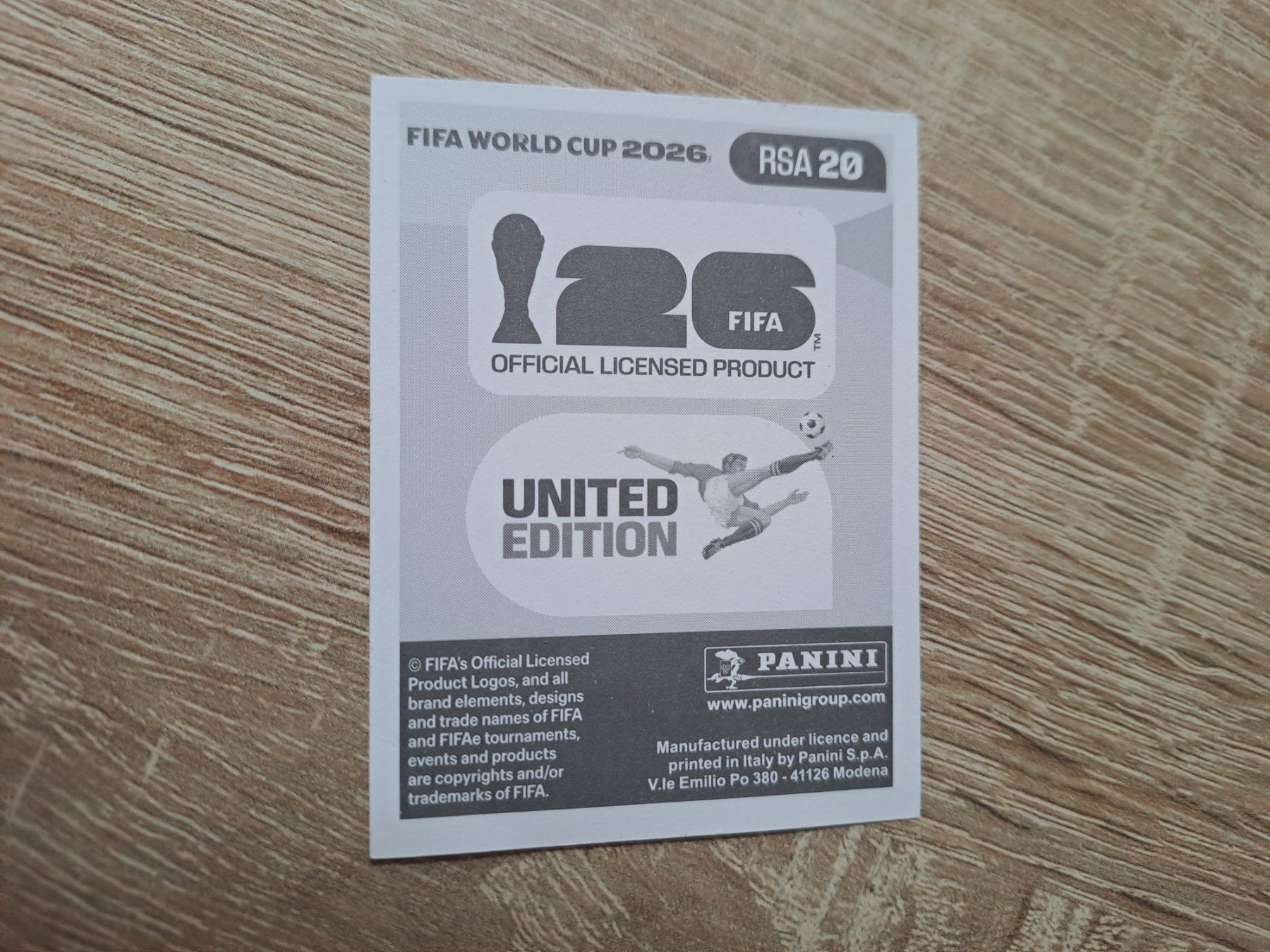 Fifa Carte collezionabili: RSA 20 – Nuovo (secondo la descrizione) da Pratteln venduto da olliw 1