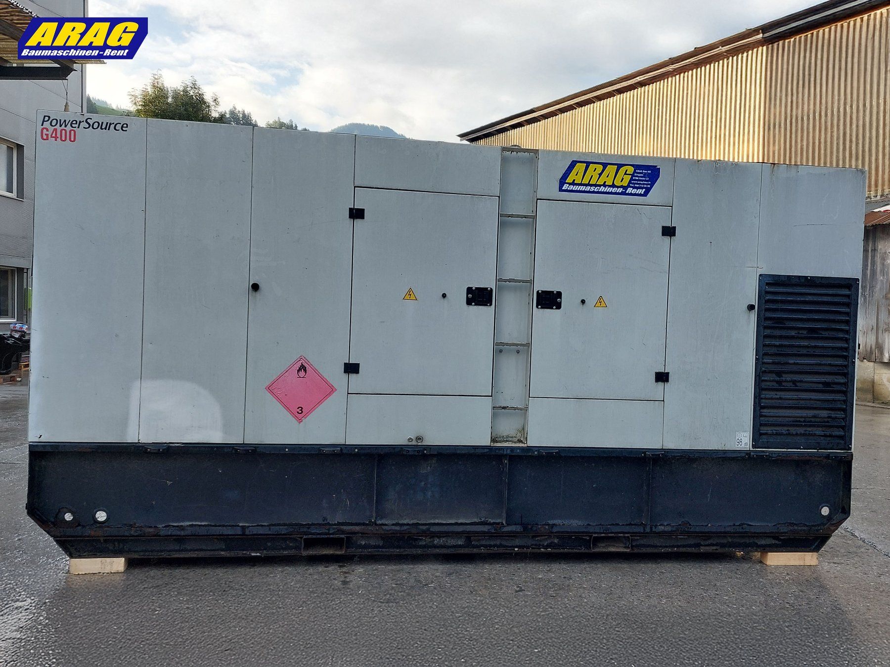 Generatori di corrente: Doosan G400-III Notstromaggregat – Usato da Hasle LU venduto da Arag08 1