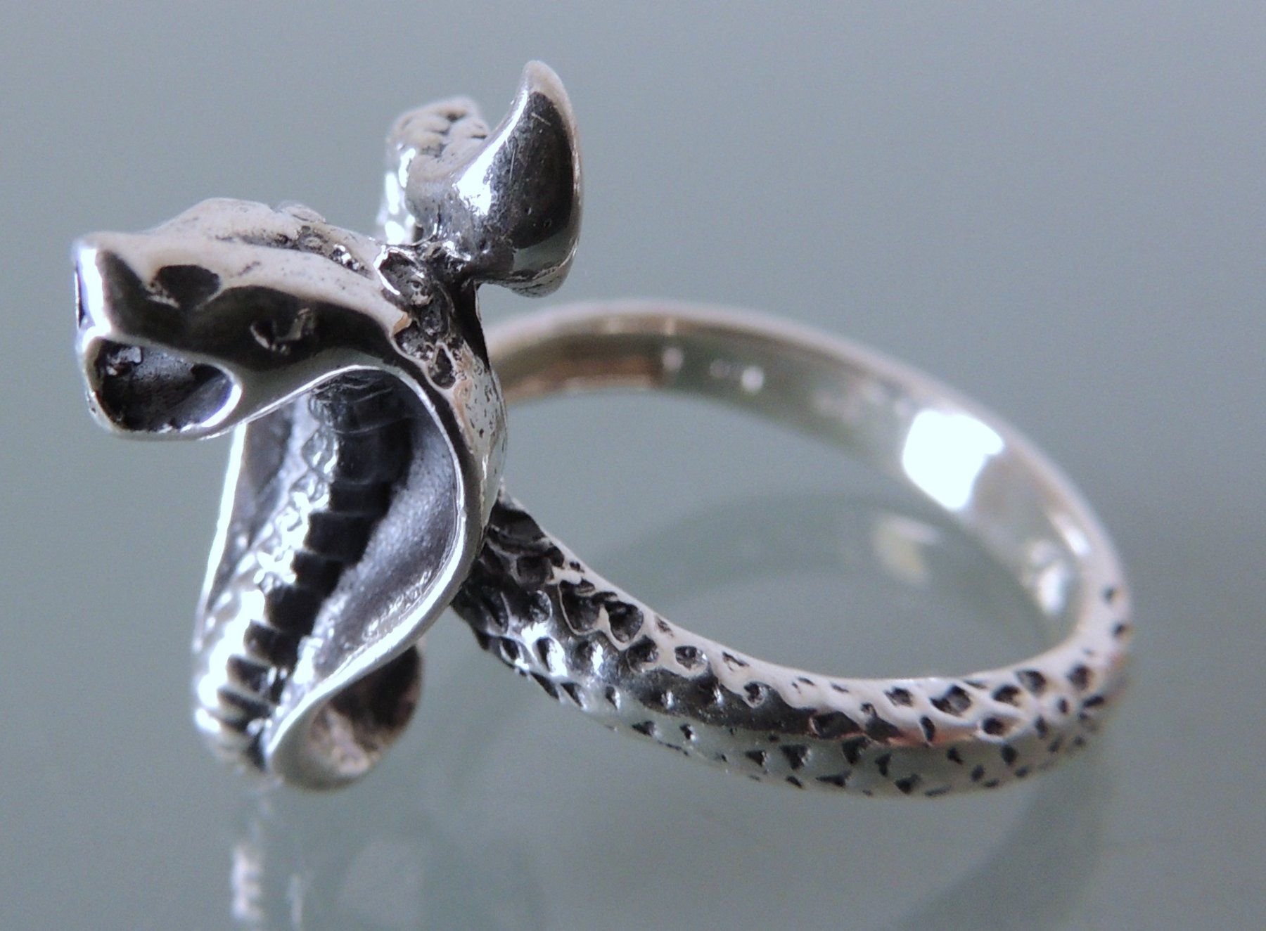 Anelli: Silber 925 Fingerring Gr. 60 Schlange – Nuovo (secondo la descrizione) da Waldenburg venduto da schaller707 3