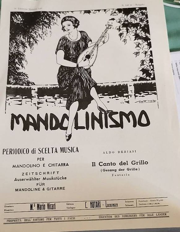Riviste & Magazine: Antica rivista il "mandolinismo" pubblicato nel 1920-1928 – Usato da Viganello venduto da SoldiniG