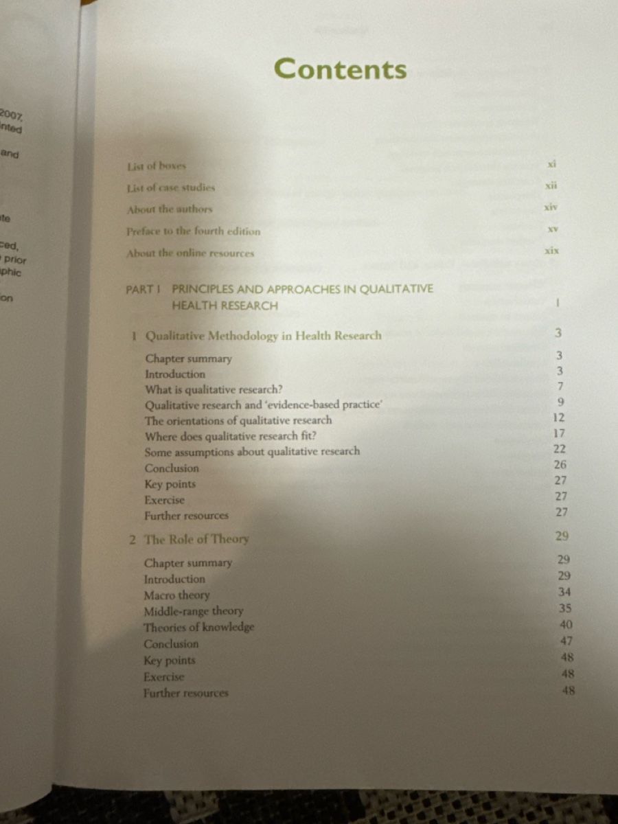 Bücher: Qualitative Methods for Health Research 4th Edition – Neu (gemäss Beschreibung) aus Zürich von Belisimo 3