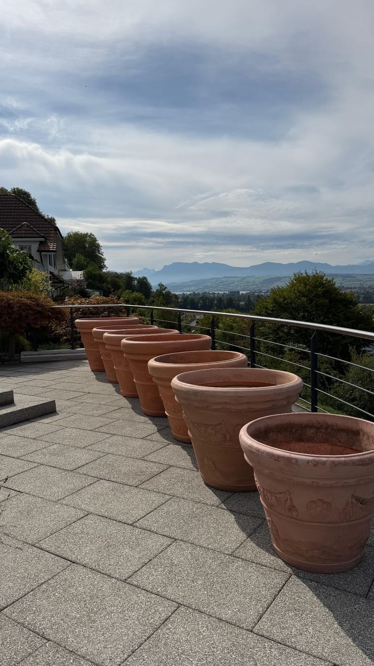 Blumentöpfe: Pflanzentöpfe Terracotta Kunststoff – Gebraucht aus Geuensee von inf_xw5n 2