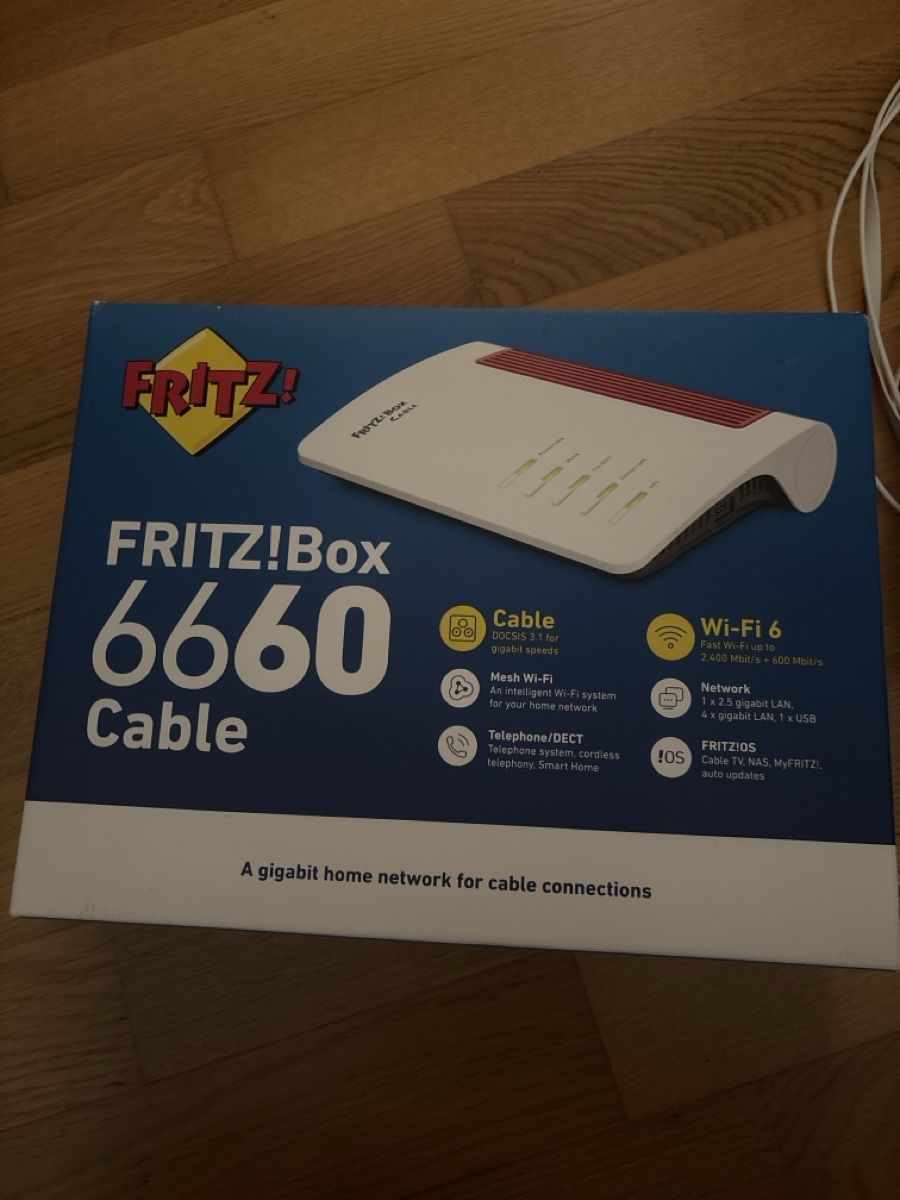 Fritz Modems & Routeurs: Cable Router Wi-Fi 6 – Neuf (Voir description) à Heiligkreuz (Mels) par cor_k7yy 2