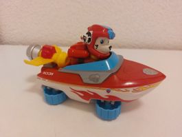 PAW PATROL Sea Patrol Marshall mit Boot / Fahrzeug