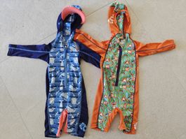 2 swimming anti UV swimming sets, size M (12-18 months)