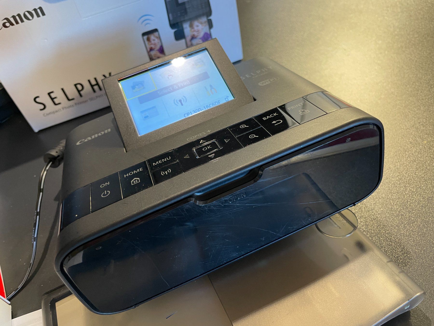 Canon Drucker: Canon Selphy CP1300 mit div. Zubehör – Gebraucht aus Hittnau von kleen 2