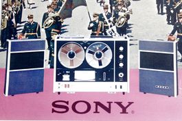 Originaler Bandmaschinen - Katalog: SONY, um 1968