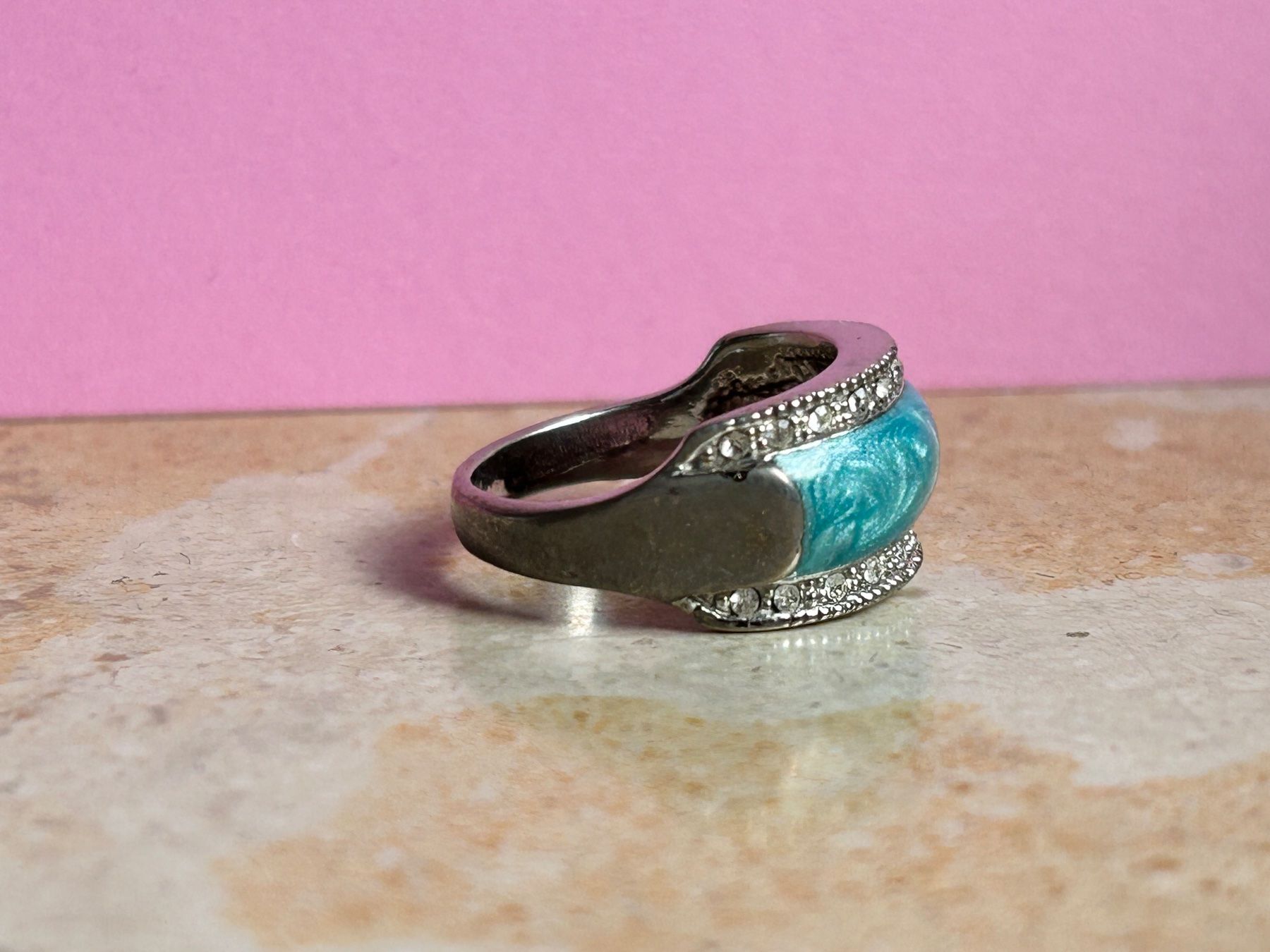 Anelli: Fingerring Türkis Meer (56) – Usato da Laufen venduto da Bellebellezza 3