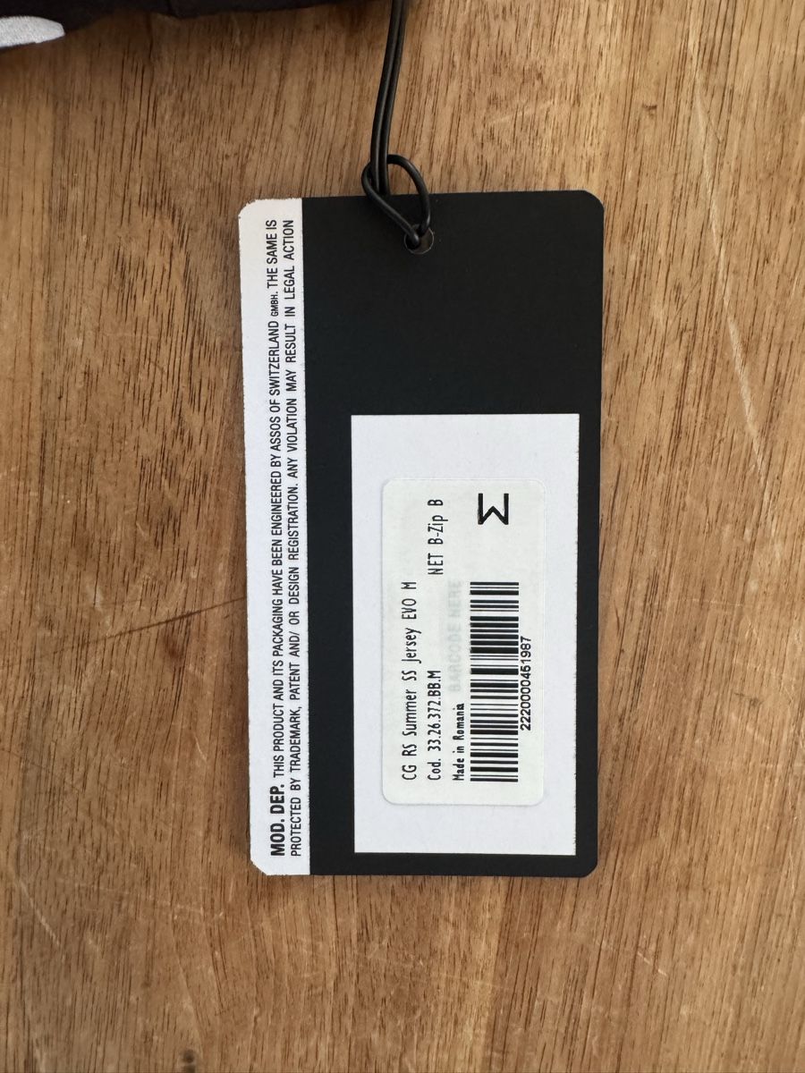 Assos Canottiere & Pantaloni: Tudor Jersey Assos 2025 Grösse M Neu – Nuovo e nell'imballaggio originale da Sursee venduto da sim_meier 2