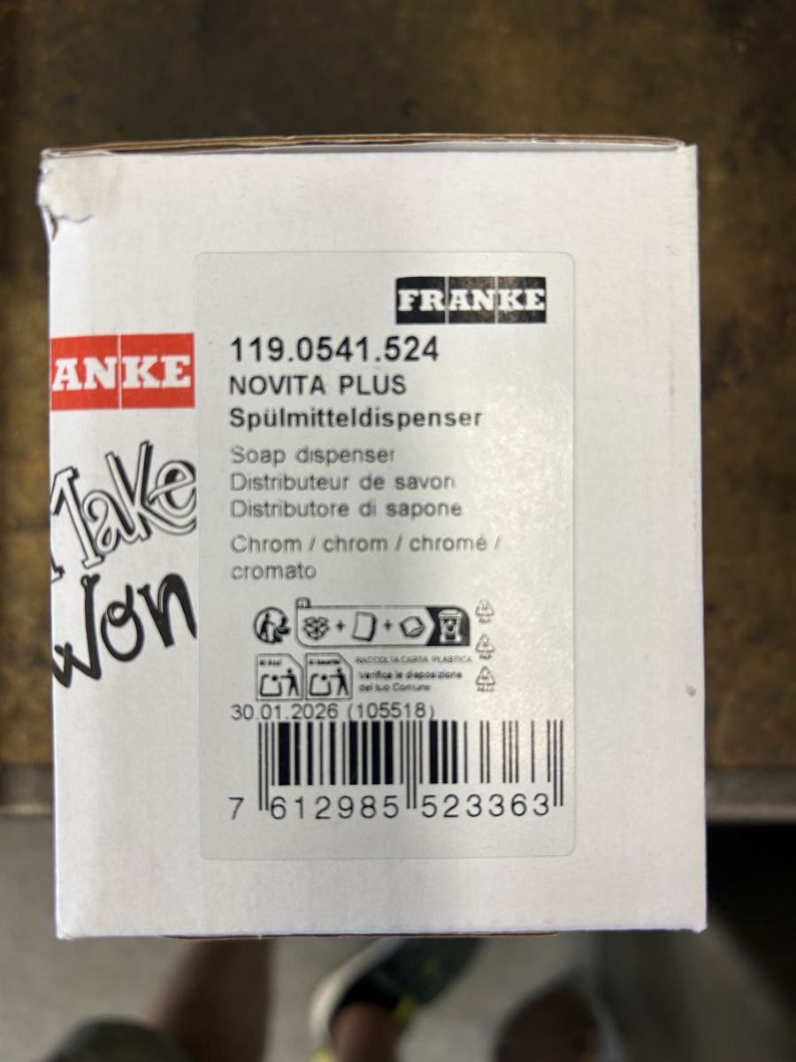 Seifenschalen: Franke Tischseifenspender – Neu und originalverpackt aus Metzerlen von Patrik11