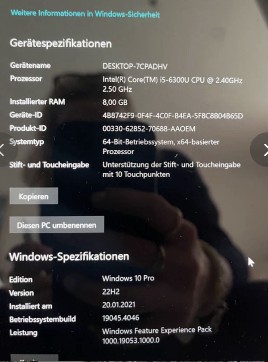 Microsoft Notebooks: Microsoft Surface Laptop – Gebraucht aus Rafz von mar_j7dl 3