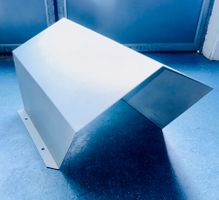 Coole & stabile Rasenmähergarage aus verzinktem Stahl - Grau