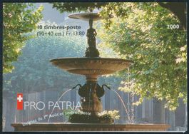 2000 - Pro Patria - Markenheftchen - Ersttag ET
