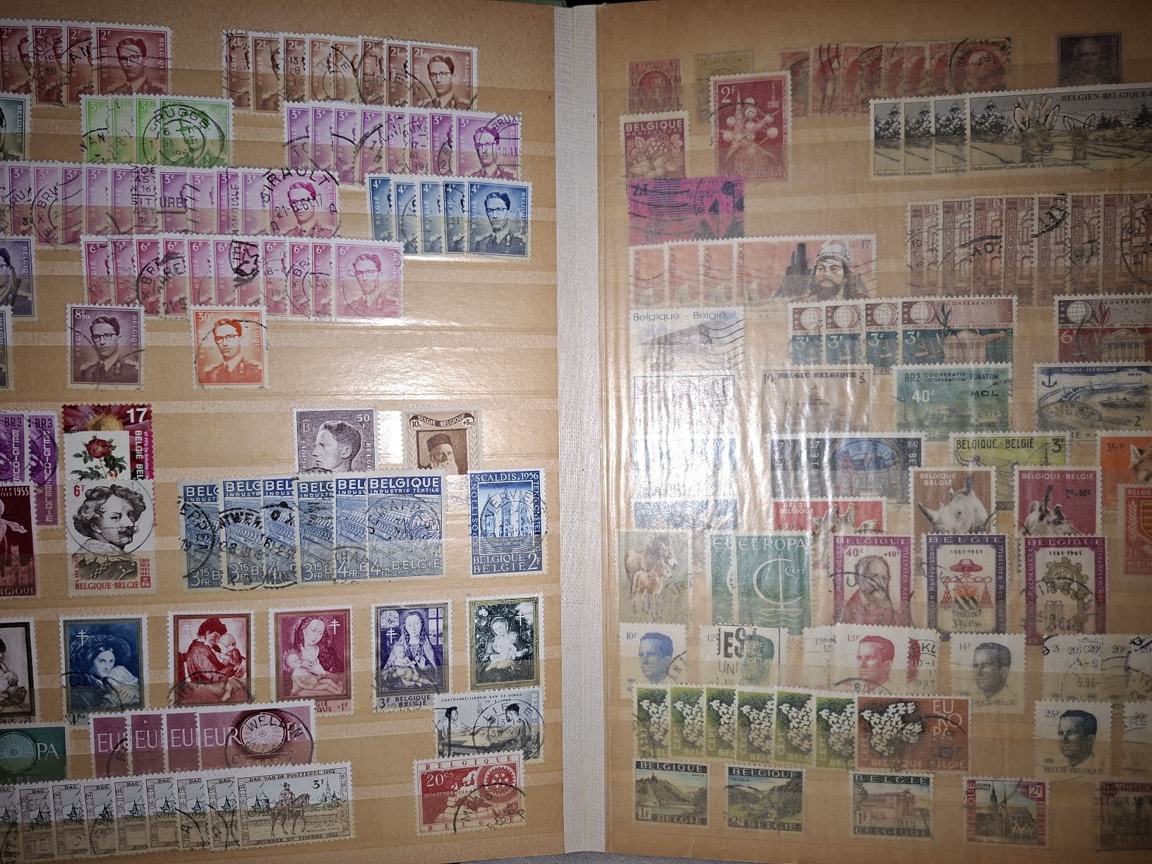 Alle Briefmarken: Briefmarkensammlung Belgien  – Gebraucht aus Balgach von SIMEON27 6