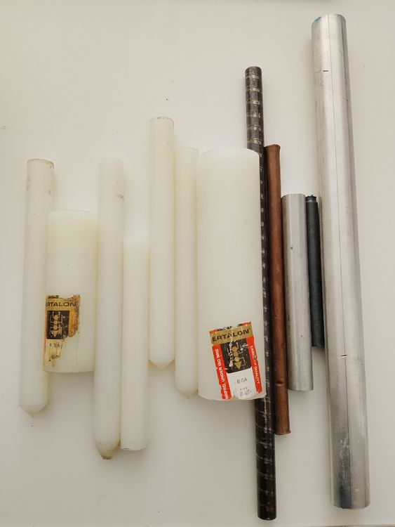 Rohlinge für Drehbank,kunstoff,Alu,stahl ua. (Neu (gemäss Beschreibung ...