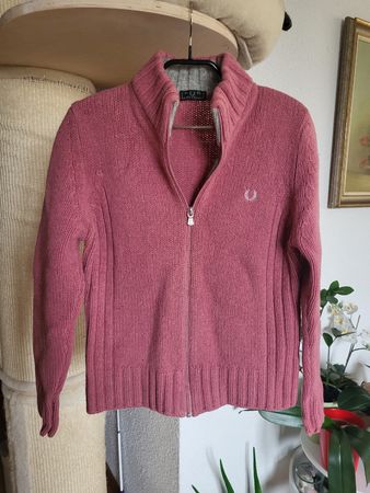 Fred Perry Strickjacke, Grösse XL, Top Zustand, Rosa!
