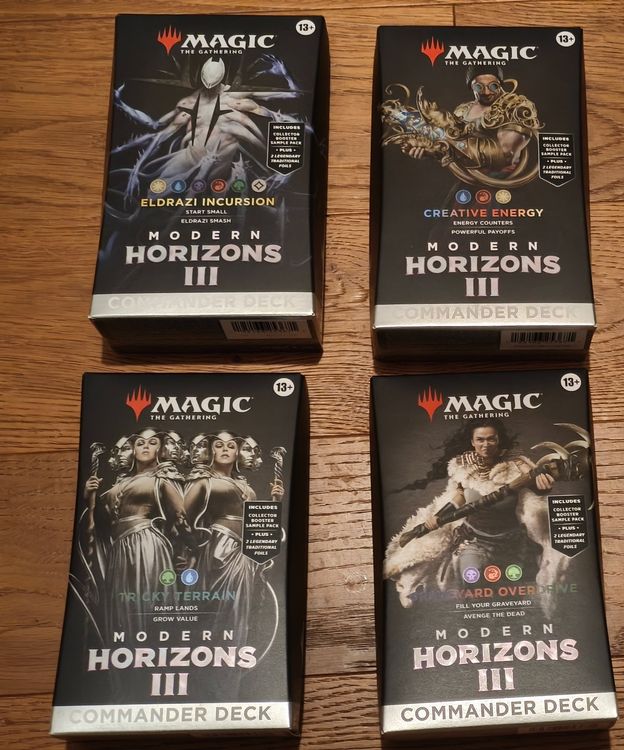 MTG Precon Commander Deckset Modern Horizons 3 OVP Englisch (Neu und ...