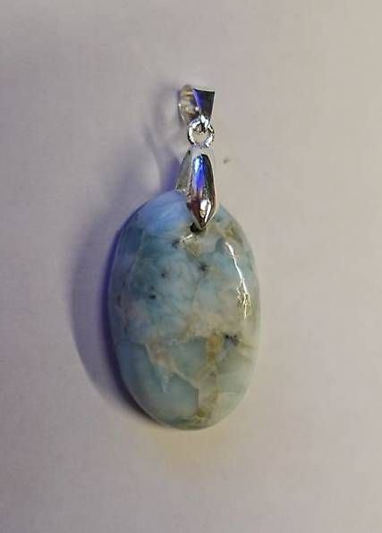 Ciondoli: Larimar Anhänger Silber 925, Top Geschenk – Nuovo (secondo la descrizione) da Bleienbach venduto da Mineral_Antik57