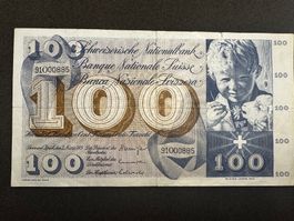100 Franken Banknote St. Martin 1973 - 885